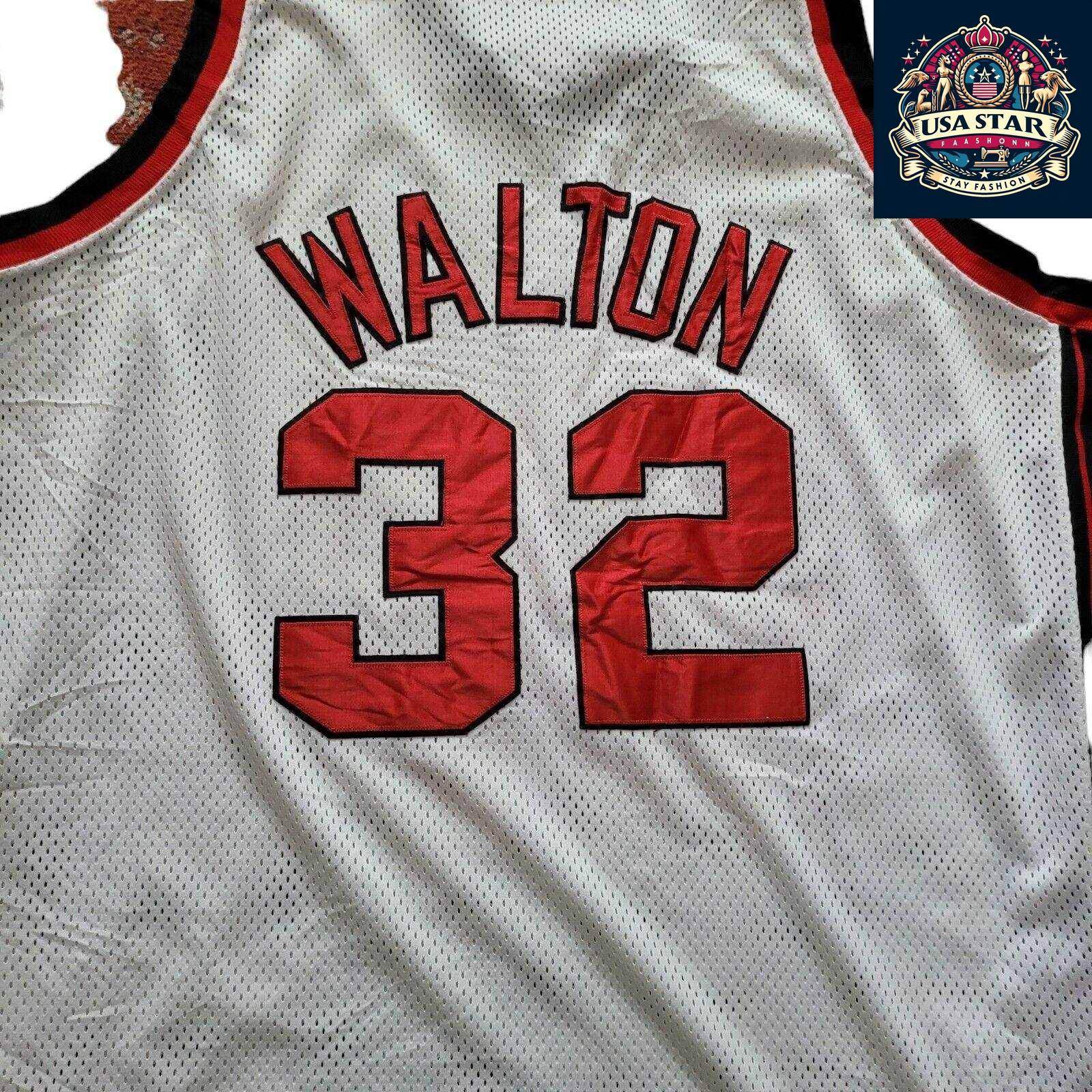 Bill Walton Jersey Portland Trail Blazers 32 Mitchell & Ness Hardwood Classics 1976 - 77 Size 56 - USASTARFASHION