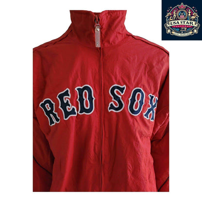 Boston Red Sox Jacket XL - Official Licensed Majestic Full Zip with Iconic Logo & Pockets - USASTARFASHION