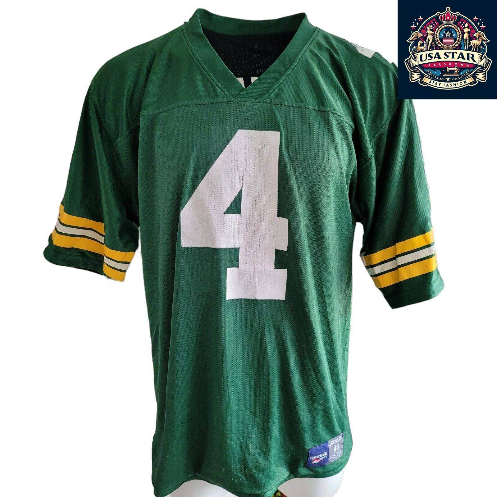 Brett Favre Jersey 4 Green Bay Packers NFL Reversible XL - Game Day Classic Gear - USASTARFASHION