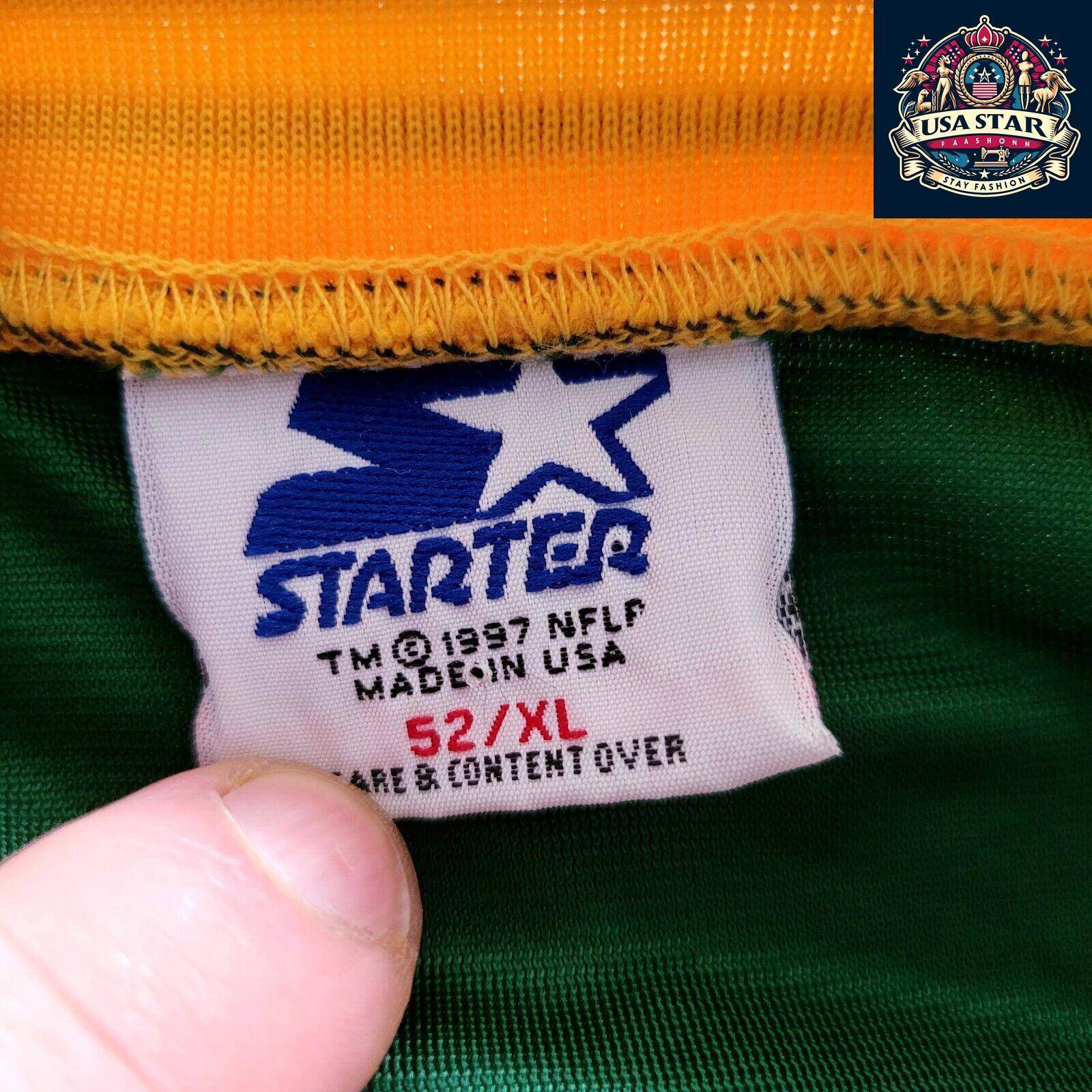 Brett Favre Jersey 4 Green Bay Packers - Size XL, 100% Polyester, Authentic NFL Gear - USASTARFASHION