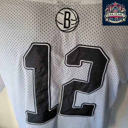 Brooklyn Nets Starter White Scout Baseball Fashion Jersey, Used, Chest 42", Classic Logo Design - USASTARFASHION