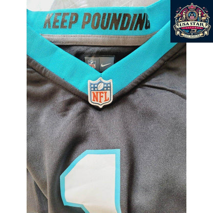 Cam Newton 1 Carolina Panthers Football Jersey Youth Size LG 14 - 16 - Stylish & Comfortable - USASTARFASHION