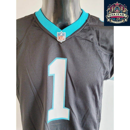 Cam Newton 1 Carolina Panthers Football Jersey Youth Size LG 14 - 16 - Stylish & Comfortable - USASTARFASHION