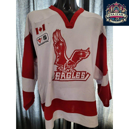 Canada Eagles Jersey NHL KOBE Melo 14 XL - Vintage Style, Quality Construction, Eye - Catching Design - USASTARFASHION