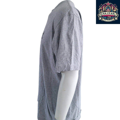 Carhartt Short Sleeve Shirt XL - Soft Gray Cotton Blend, Breathable Comfort, Iconic Logo - USASTARFASHION
