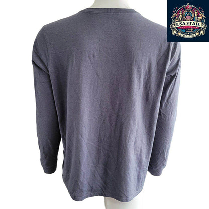 Carhartt Youth Long Sleeve T-Shirt Gray XL (16 - 18) - Soft, Durable Crew Neck for Everyday Wear - USASTARFASHION