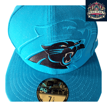 Carolina Panthers Fitted Hat Size 7 1/4 - New Era 59Fifty Cap with Durable Fabric and Comfort - USASTARFASHION