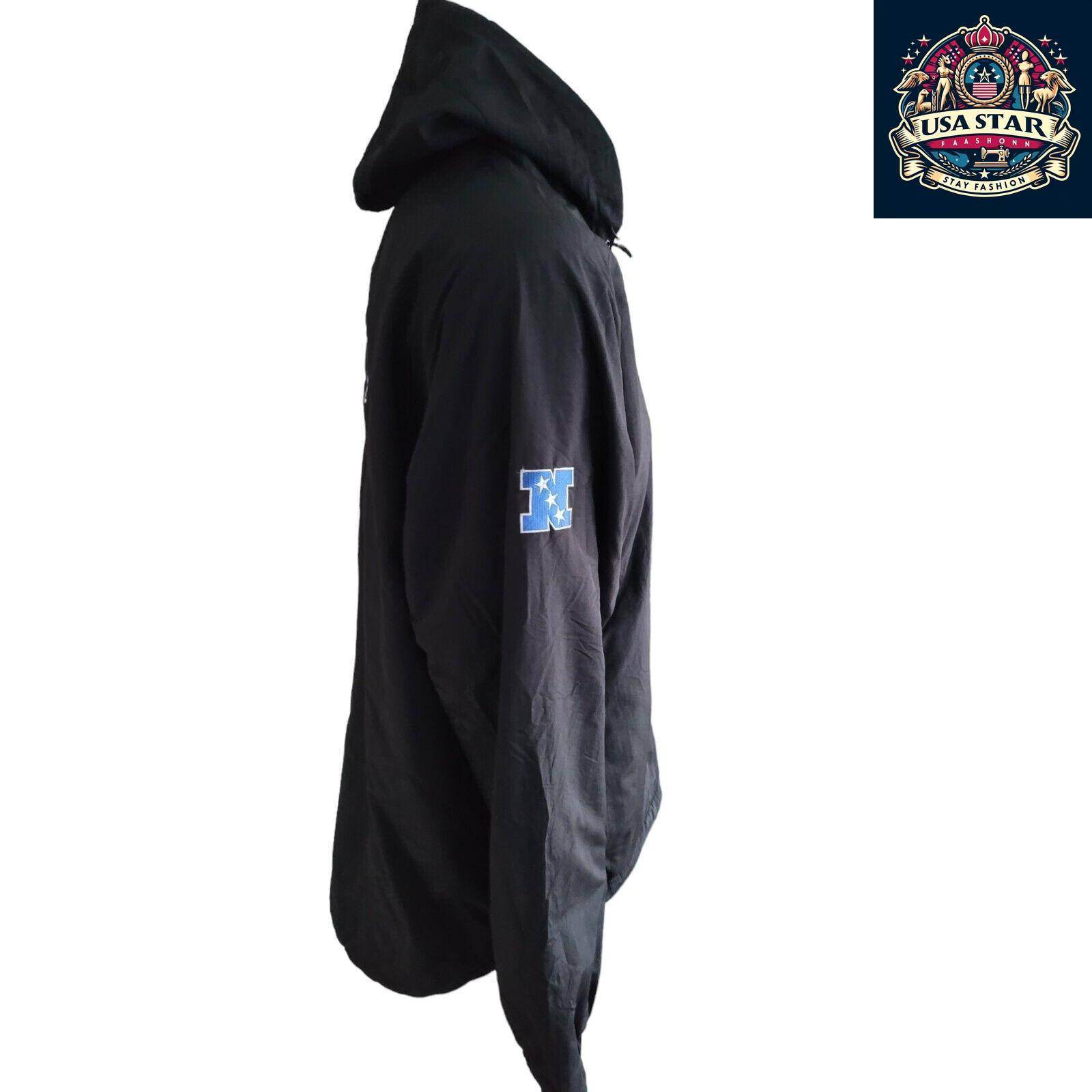 Carolina Panthers Jacket – Stylish 2 - In - 1 Reversible Design With Pockets, Size L - USASTARFASHION