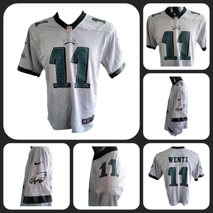 Carson Wentz Jersey 11 - Philadelphia Eagles Nike NFL On - Field Men's Large Vintage Grade A - USASTARFASHION
