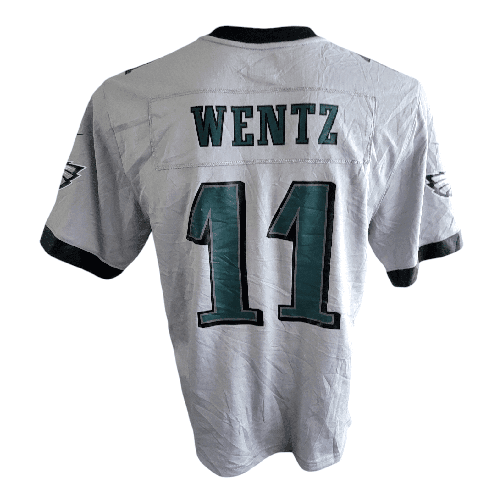 Carson Wentz Jersey 11 - Philadelphia Eagles Nike NFL On - Field Men's Large Vintage Grade A - USASTARFASHION