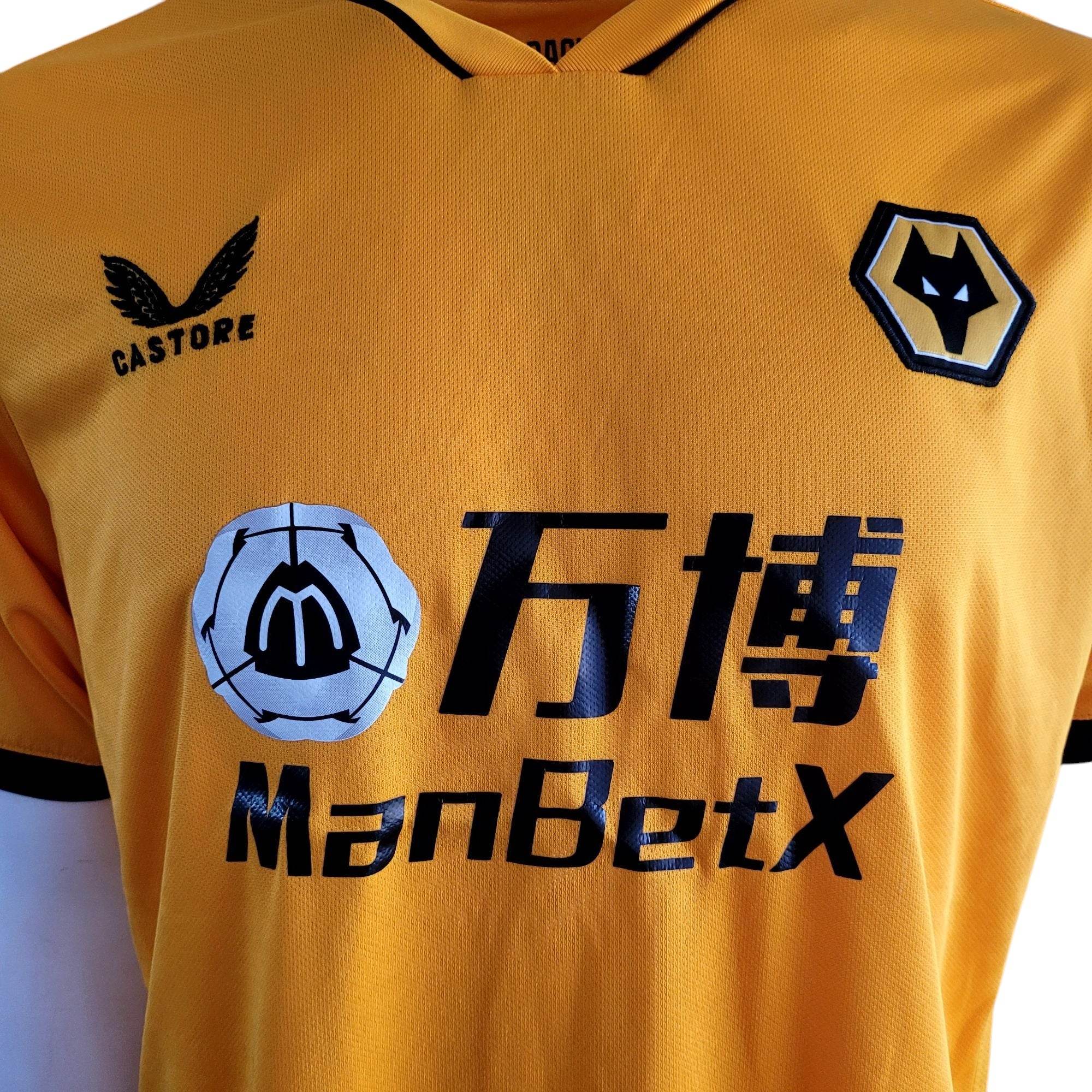Castore Wolverhampton Wanderers 2021/22 Home Jersey – 3XL - USASTARFASHION