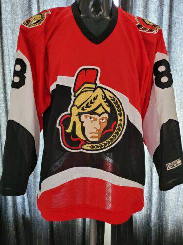 CCM Ottawa sennator Gilbert 8 Sz men L - USASTARFASHION