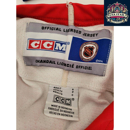 CCM NHL Red Wings Jersey 21 KARRERA, Medium, Breathable Fabric, Authentic Team Colors - USASTARFASHION