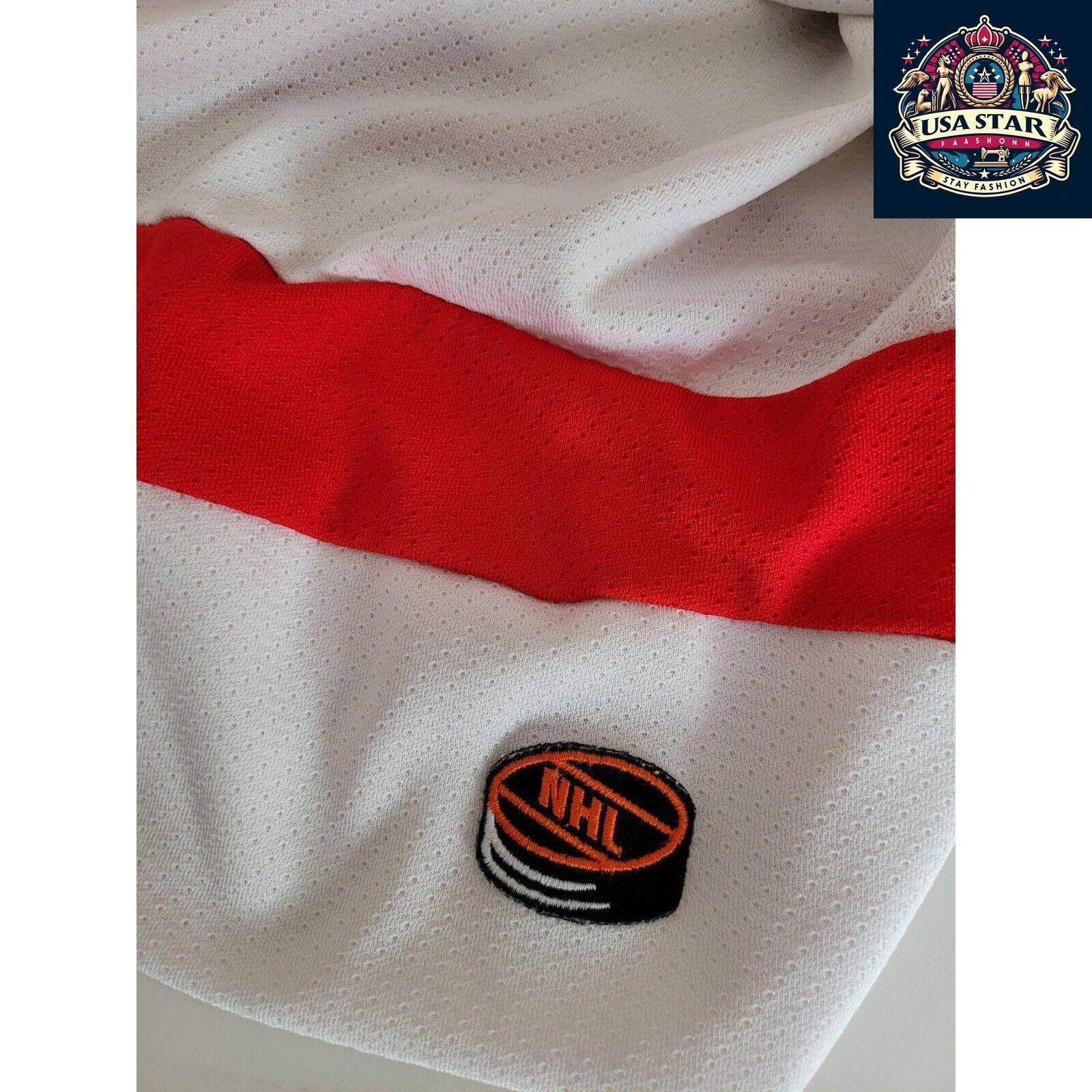CCM NHL Red Wings Jersey 21 KARRERA, Medium, Breathable Fabric, Authentic Team Colors - USASTARFASHION