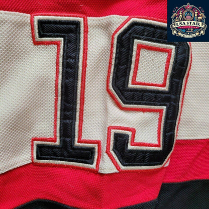 CCM Reebok NHL Chicago Blackhawks Jonathan Toews 19 Jersey Size 54 (L) - Stylish Black Design - USASTARFASHION