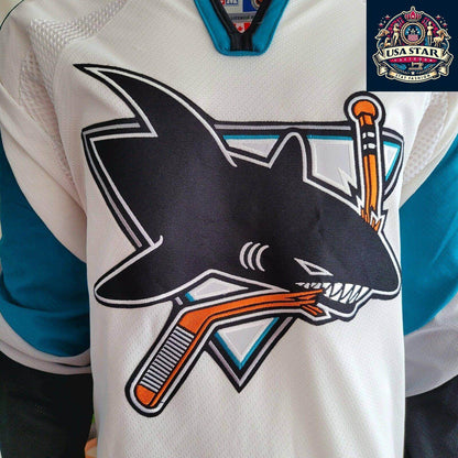 CCM San Jose Sharks Signed Jersey by Rob Davison - Authentic XL NHL Memorabilia for Fans - USASTARFASHION