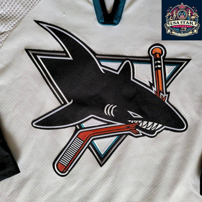 CCM San Jose Sharks Signed Jersey by Rob Davison - Authentic XL NHL Memorabilia for Fans - USASTARFASHION