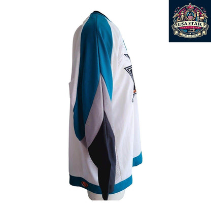 CCM San Jose Sharks Signed Jersey by Rob Davison - Authentic XL NHL Memorabilia for Fans - USASTARFASHION