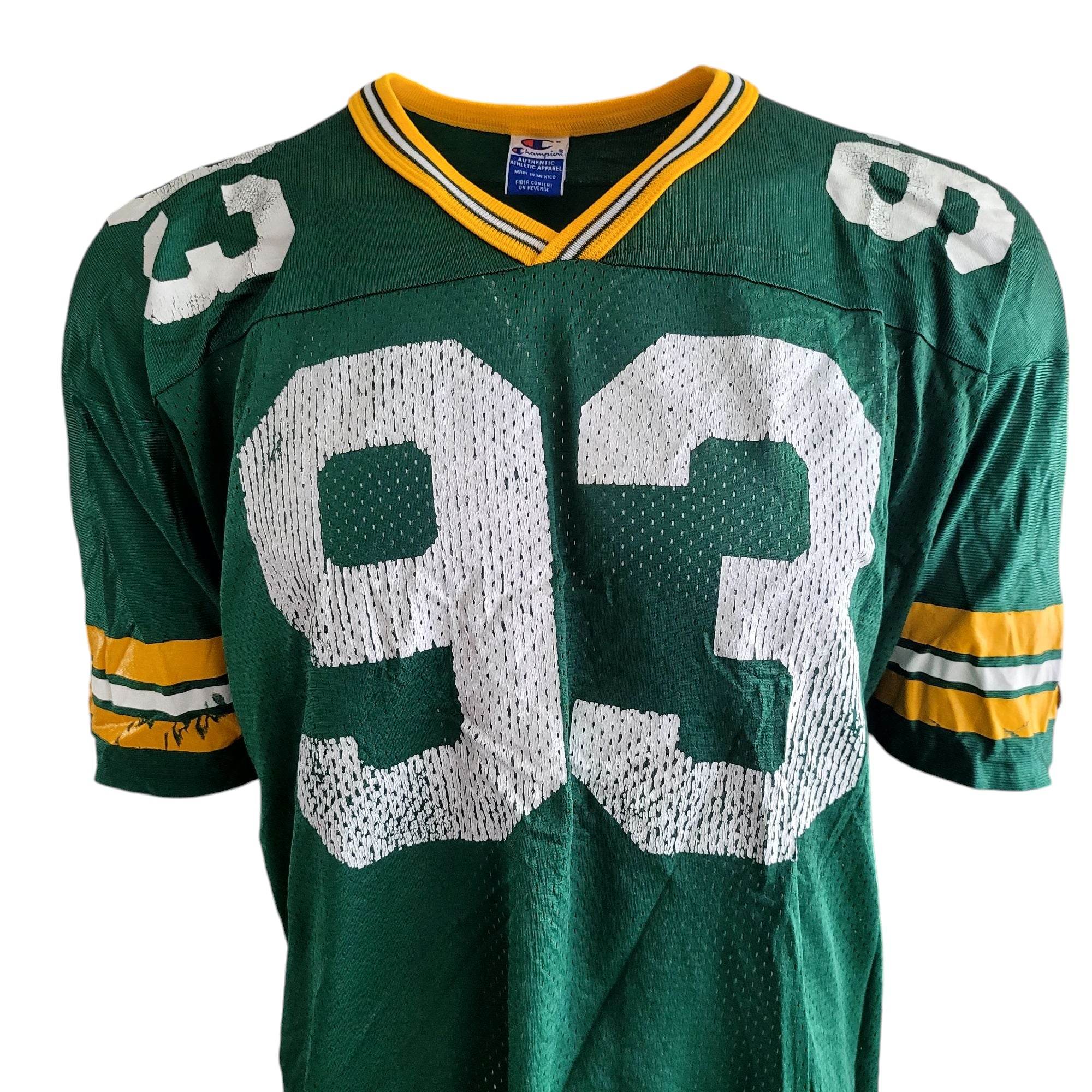 Vintage Champion Green Bay Packers 93 Gilbert Brown Jersey - Size 48 - USASTARFASHION