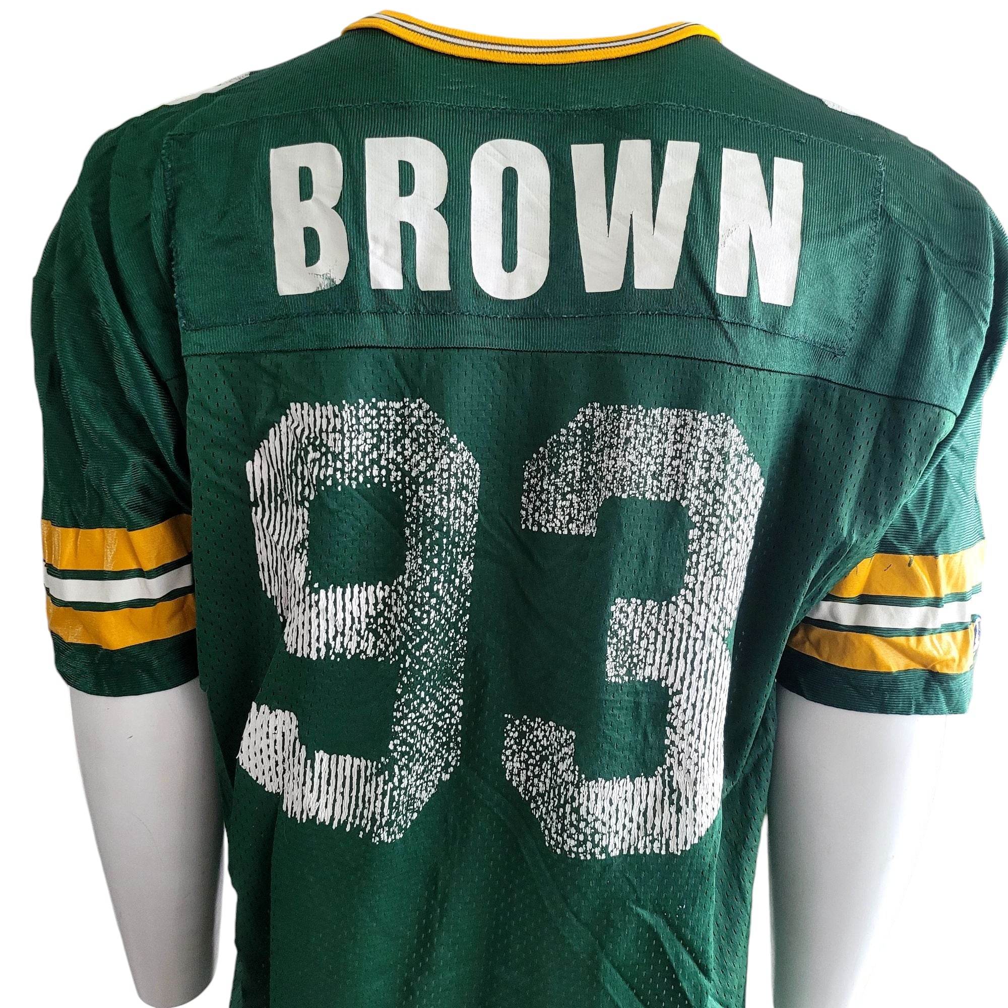 Vintage Champion Green Bay Packers 93 Gilbert Brown Jersey - Size 48 - USASTARFASHION