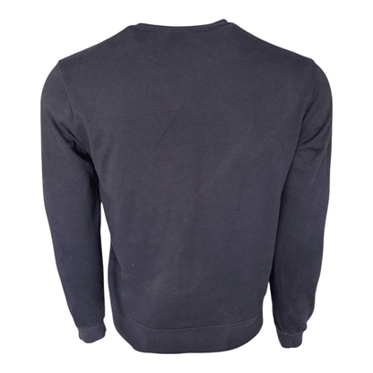Champion Youth 2XL Sweatshirt Black Crewneck Pullover Logo Jumper (Fits Adult Sm - USASTARFASHION
