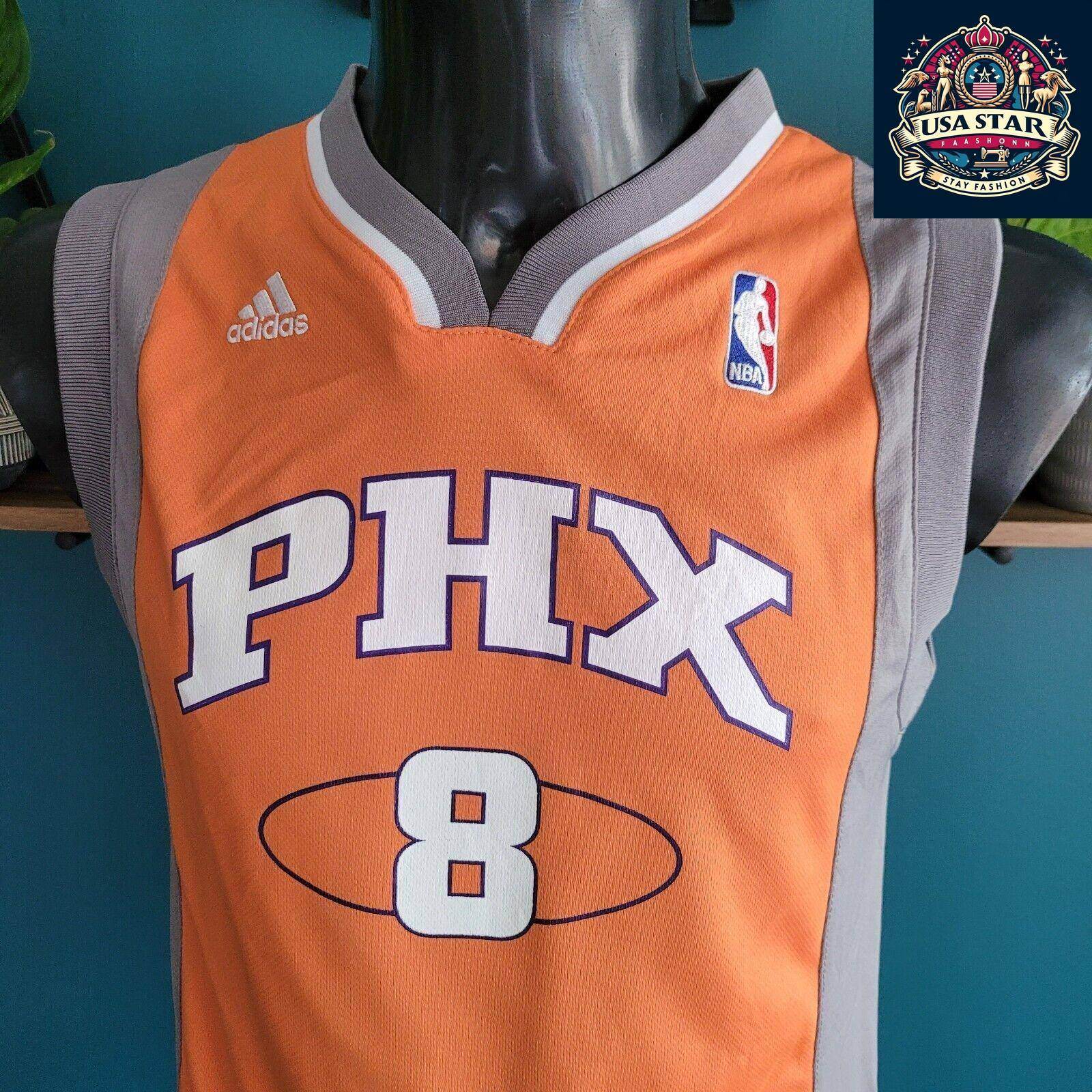 Channing Frye 8 Phoenix Suns Jersey - Vintage Adidas, Classic Fit, Moisture - Wicking, Medium Size - USASTARFASHION