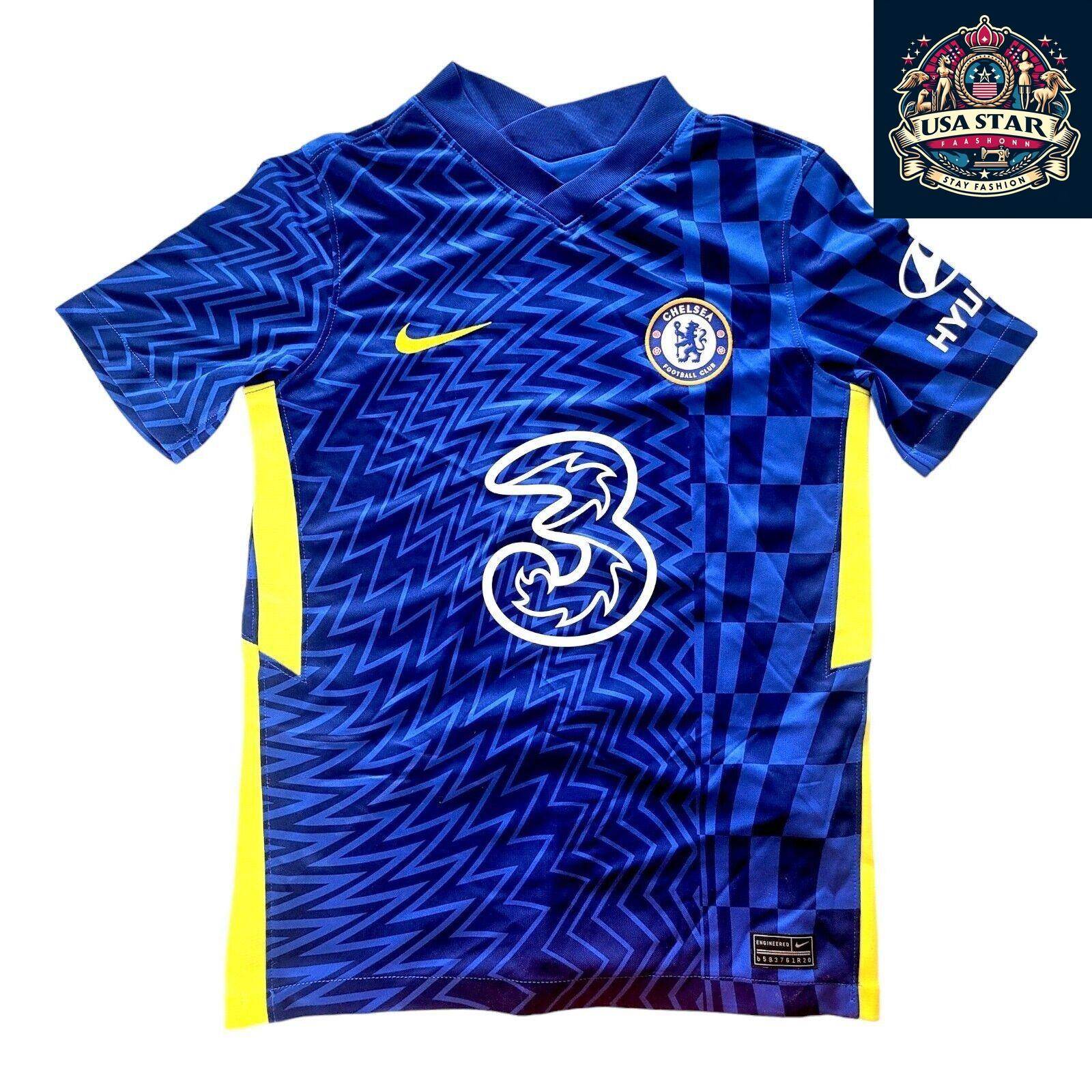 Chelsea FC Kids Shirt Nike Home Size M Dri - FIT Blue Personalized Arthur 6 - USASTARFASHION