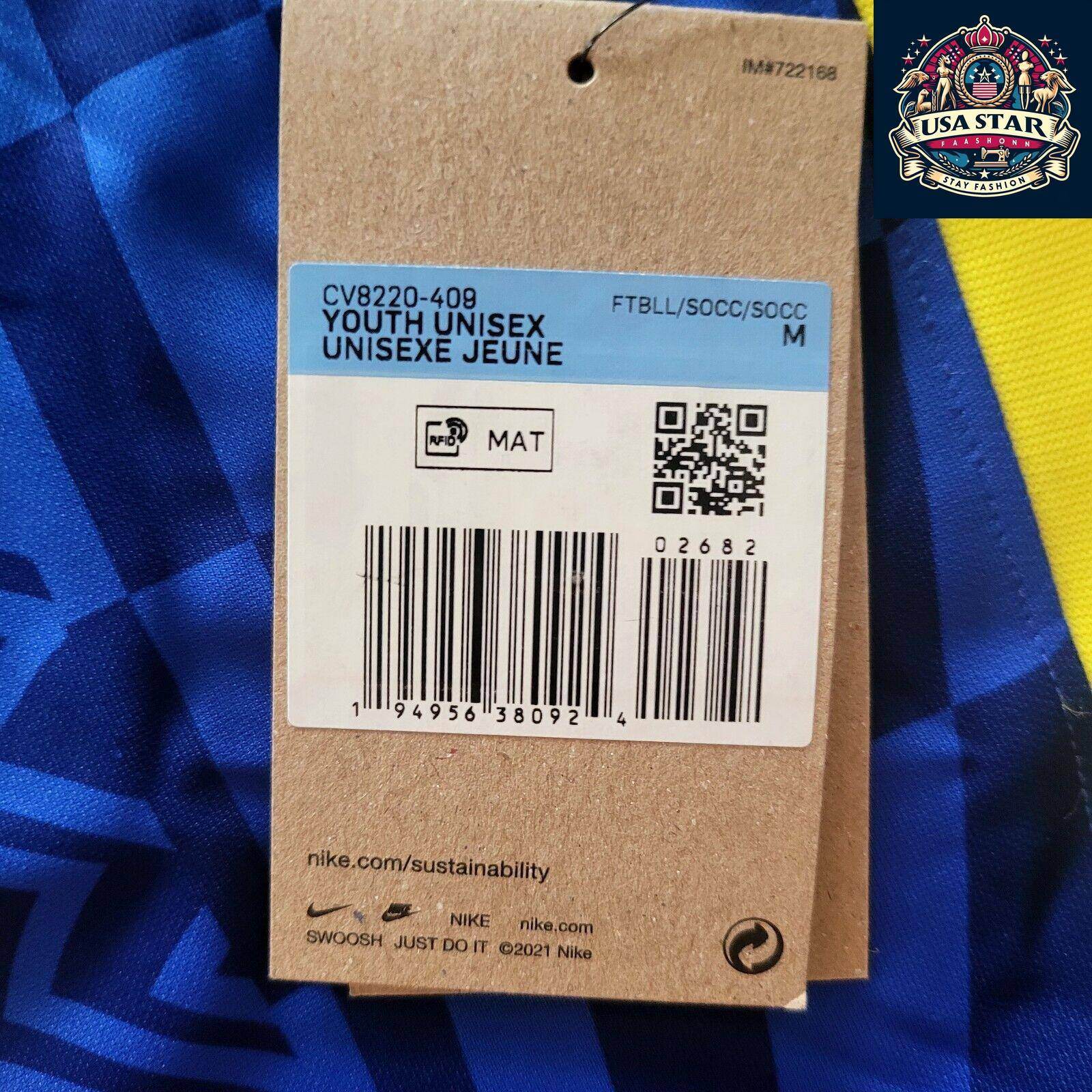 Chelsea FC Kids Shirt Nike Home Size M Dri - FIT Blue Personalized Arthur 6 - USASTARFASHION