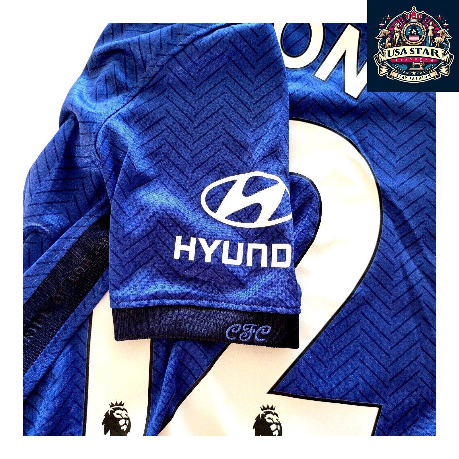 Chelsea FC Youth Home Jersey 2020/21 - Nike Dri - FIT - Personalized WILSON 12, Size L - USASTARFASHION