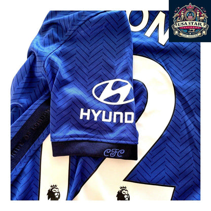 Chelsea FC Youth Home Jersey 2020/21 - Nike Dri - FIT - Personalized WILSON 12, Size L - USASTARFASHION