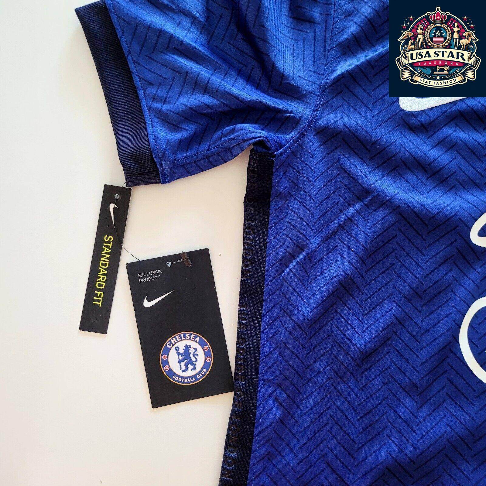 Chelsea FC Youth Home Jersey 2020/21 - Nike Dri - FIT - Personalized WILSON 12, Size L - USASTARFASHION