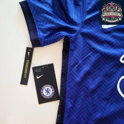 Chelsea FC Youth Home Jersey 2020/21 - Nike Dri - FIT - Personalized WILSON 12, Size L - USASTARFASHION