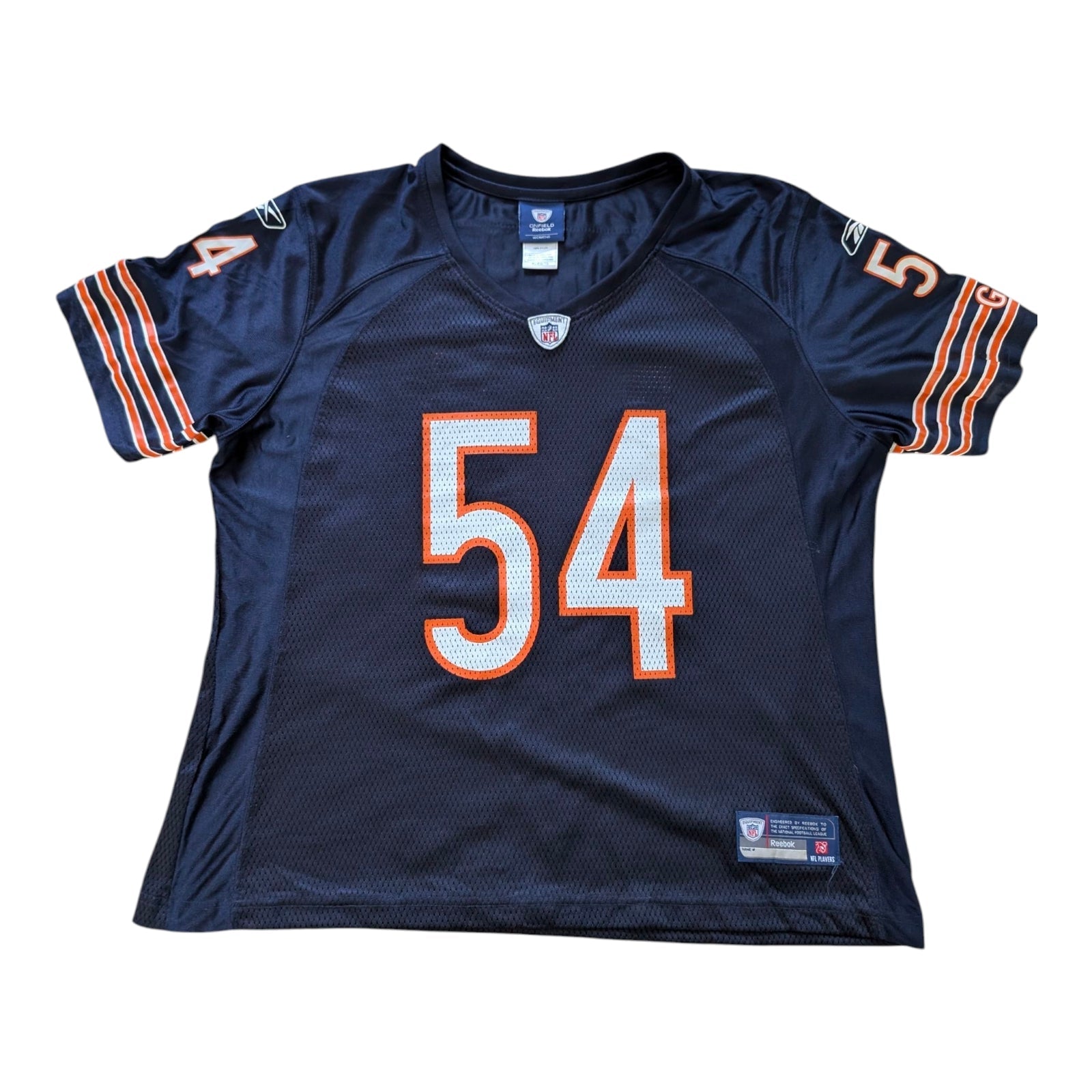 Chicago Bears 54 Jersey (Urlacher) — Reebok On - Field Women’s XL - USASTARFASHION