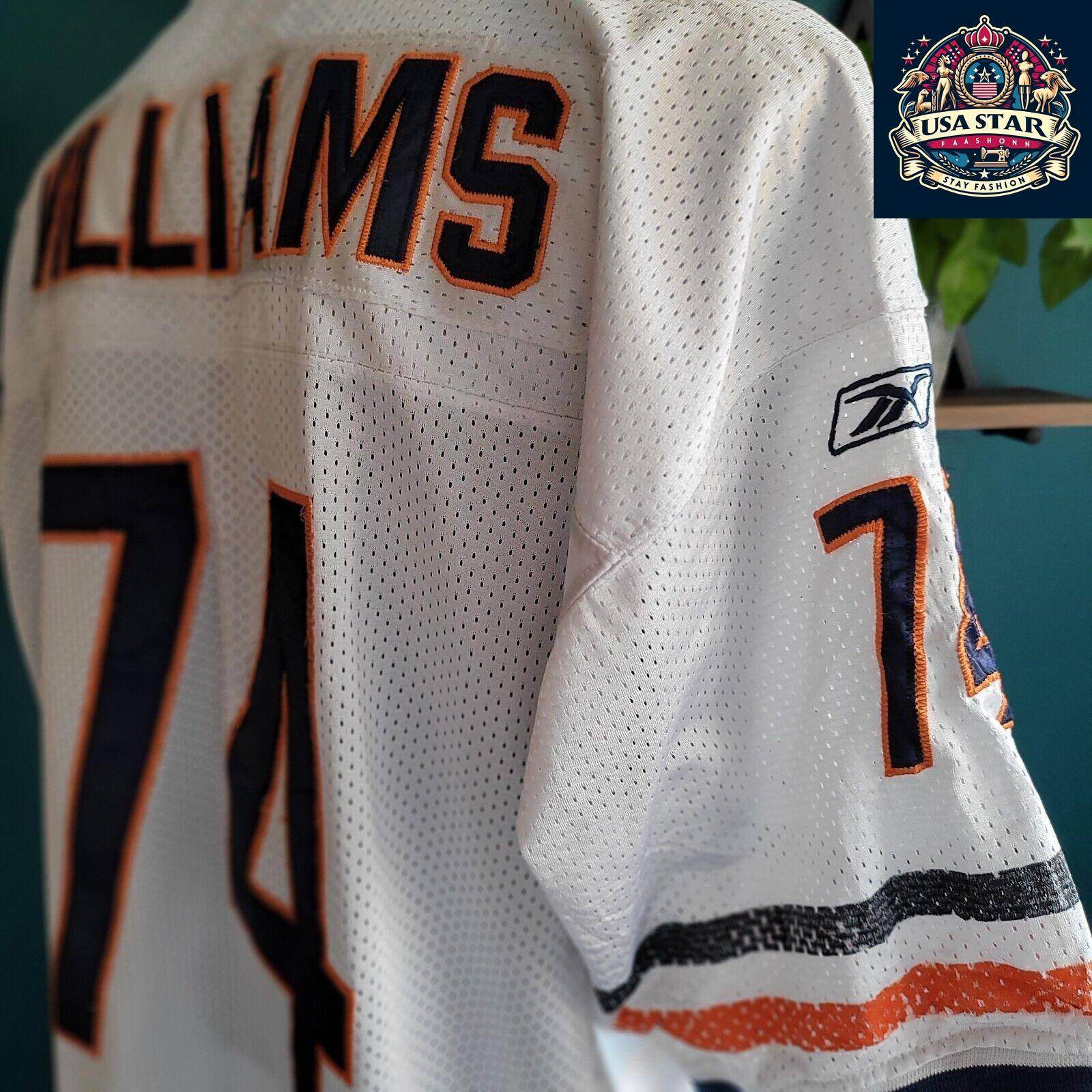 Chicago Bears Jersey 74 Williams Men's Size 52 - Authentic On Field Game Day Style - USASTARFASHION