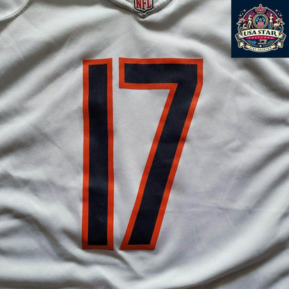 Chicago Bears Youth Jersey Size L, Authentic Jeffery 17 for Ages 16 - 18, Stylish & Durable - USASTARFASHION