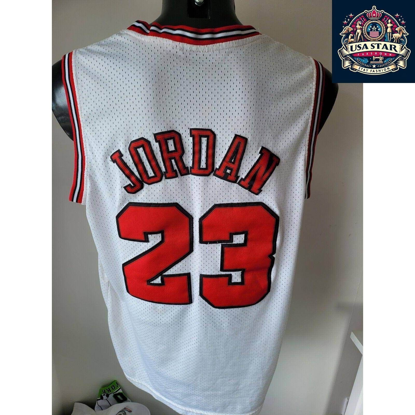 Chicago Bulls Jersey 23 Michael Jordan Hardwood Classics Mitchell & Ness, Size L - USASTARFASHION