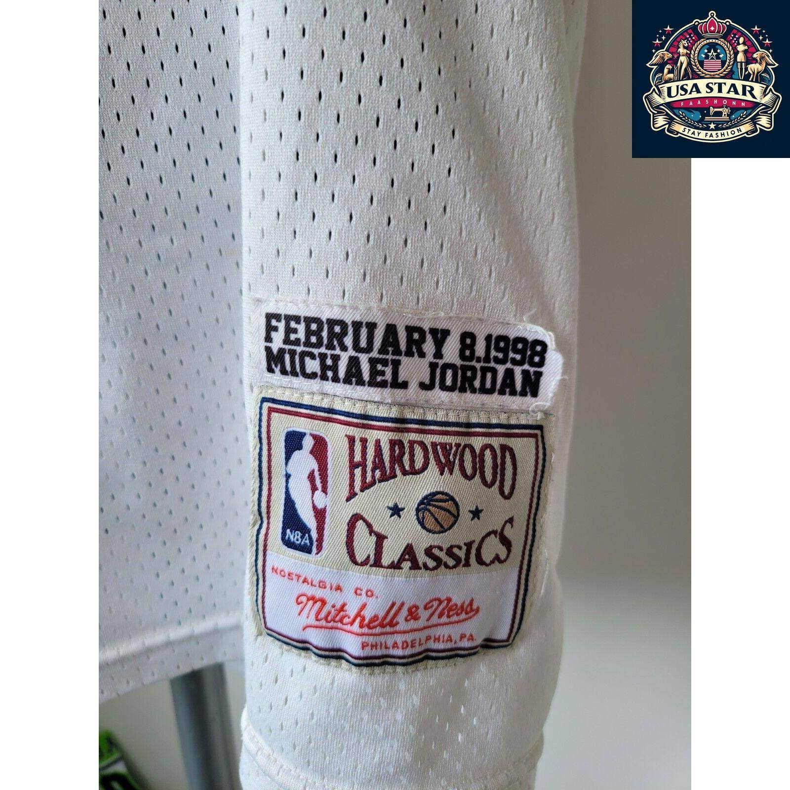 Chicago Bulls Jersey 23 Michael Jordan Hardwood Classics Mitchell & Ness, Size L - USASTARFASHION