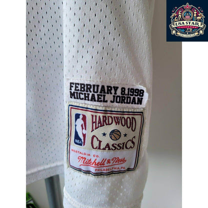 Chicago Bulls Jersey 23 Michael Jordan Hardwood Classics Mitchell & Ness, Size L - USASTARFASHION