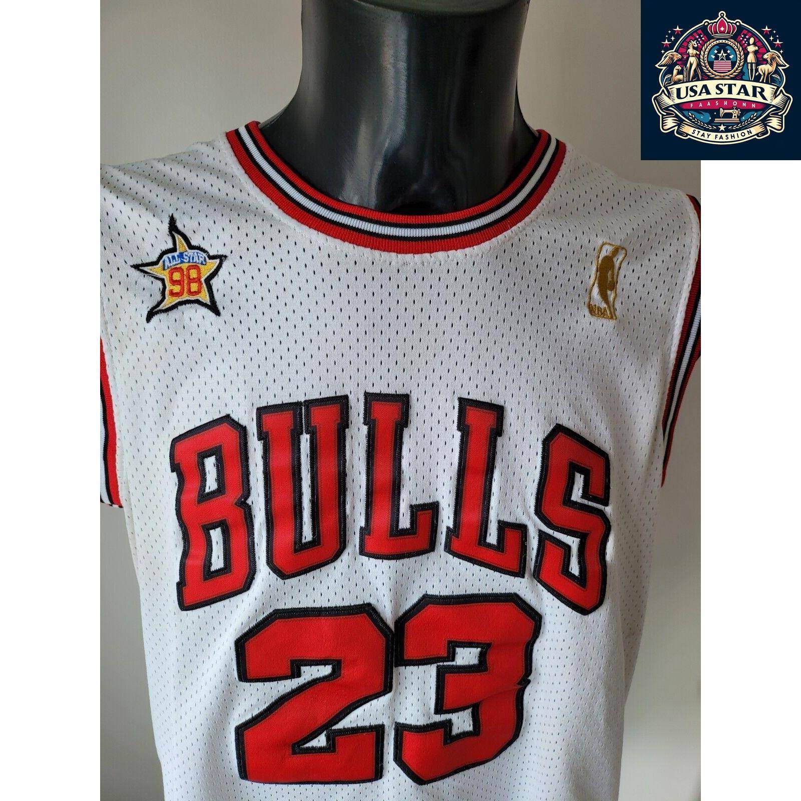 Chicago Bulls Jersey 23 Michael Jordan Hardwood Classics Mitchell & Ness, Size L - USASTARFASHION