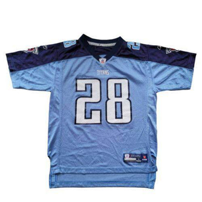 Chris Johnson 28 Tennessee Titans YOUTH Sizes L Reebok Jersey - USASTARFASHION
