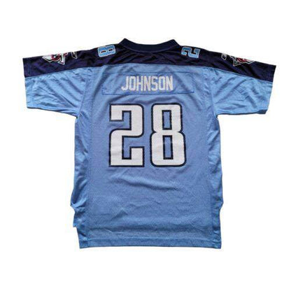 Chris Johnson 28 Tennessee Titans YOUTH Sizes L Reebok Jersey - USASTARFASHION