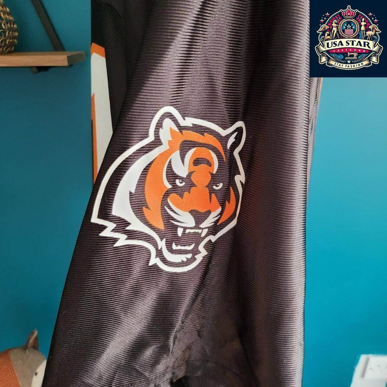 Cincinnati Bengals Jersey NFL Equipment 51 Odell Thurman Men’s Large Vintage Linebacker - USASTARFASHION