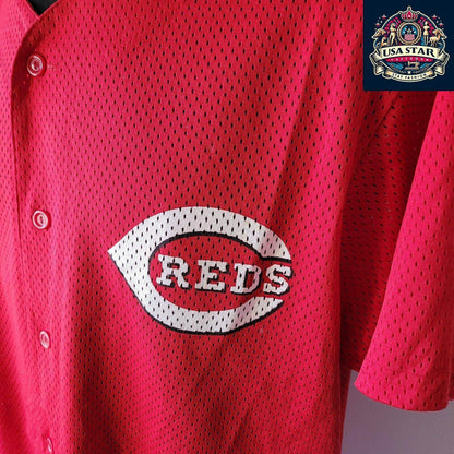 Cincinnati Reds Jersey 30 Ken Griffey Jr. Majestic Shirt L - Quality, Durable, Stylish Fit - USASTARFASHION