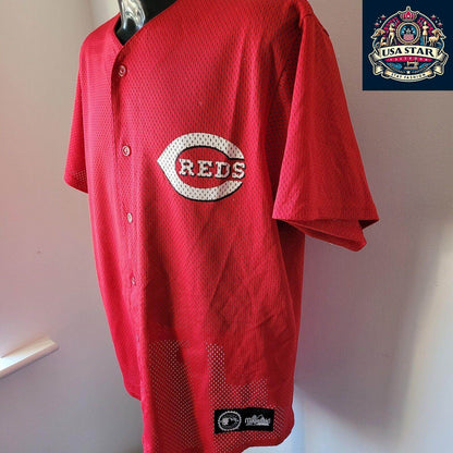 Cincinnati Reds Jersey 30 Ken Griffey Jr. Majestic Shirt L - Quality, Durable, Stylish Fit - USASTARFASHION