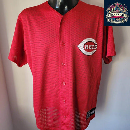 Cincinnati Reds Jersey 30 Ken Griffey Jr. Majestic Shirt L - Quality, Durable, Stylish Fit - USASTARFASHION