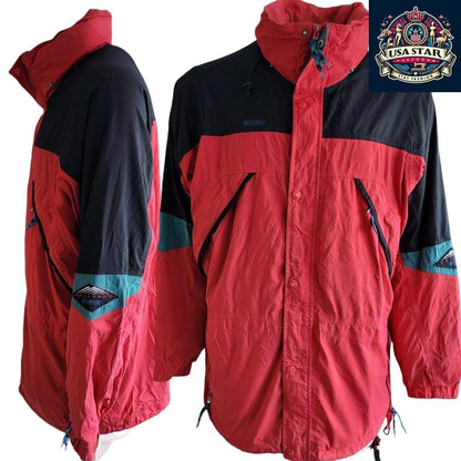 Columbia Sportswear Jacket - Omni Tech Waterproof Breathable Mid - Length Parka for All Seasons - USASTARFASHION