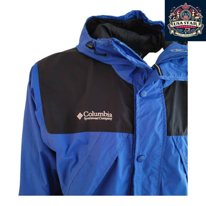 Columbia Waterproof Jacket Men’s Small, Omni Tech Breathable & Packable Lightweight Outdoor Gear - USASTARFASHION