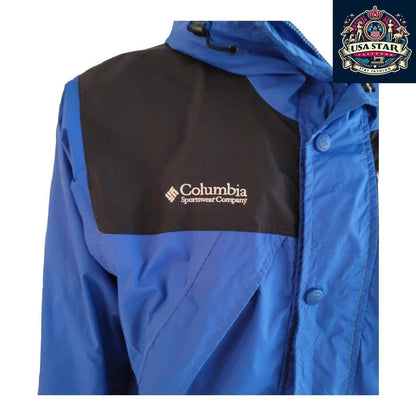 Columbia Waterproof Jacket Men’s Small, Omni Tech Breathable & Packable Lightweight Outdoor Gear - USASTARFASHION