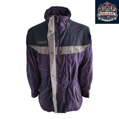 Columbia Women's Jacket - Boulder Ridge Medium Purple, Water - Resistant, Stylish & Durable Outerwear - USASTARFASHION