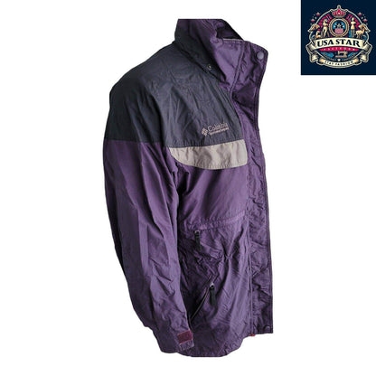 Columbia Women's Jacket - Boulder Ridge Medium Purple, Water - Resistant, Stylish & Durable Outerwear - USASTARFASHION
